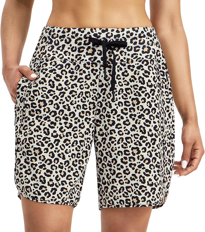 Willit Women's 7" Athletic Running Shorts Long Workout Hiking Shorts Quick Dry High Waisted Active Zipper Pocket(XX-Large)